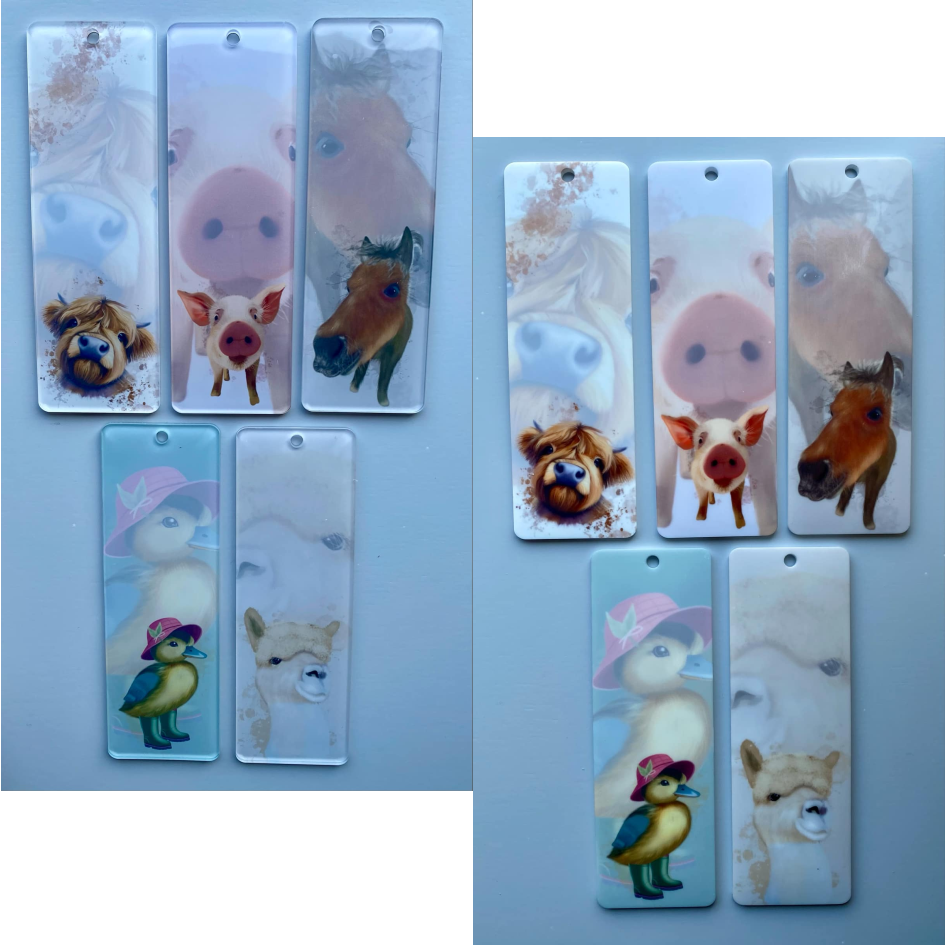 Sublimated Animal Theme Bookmark (WC1592)
