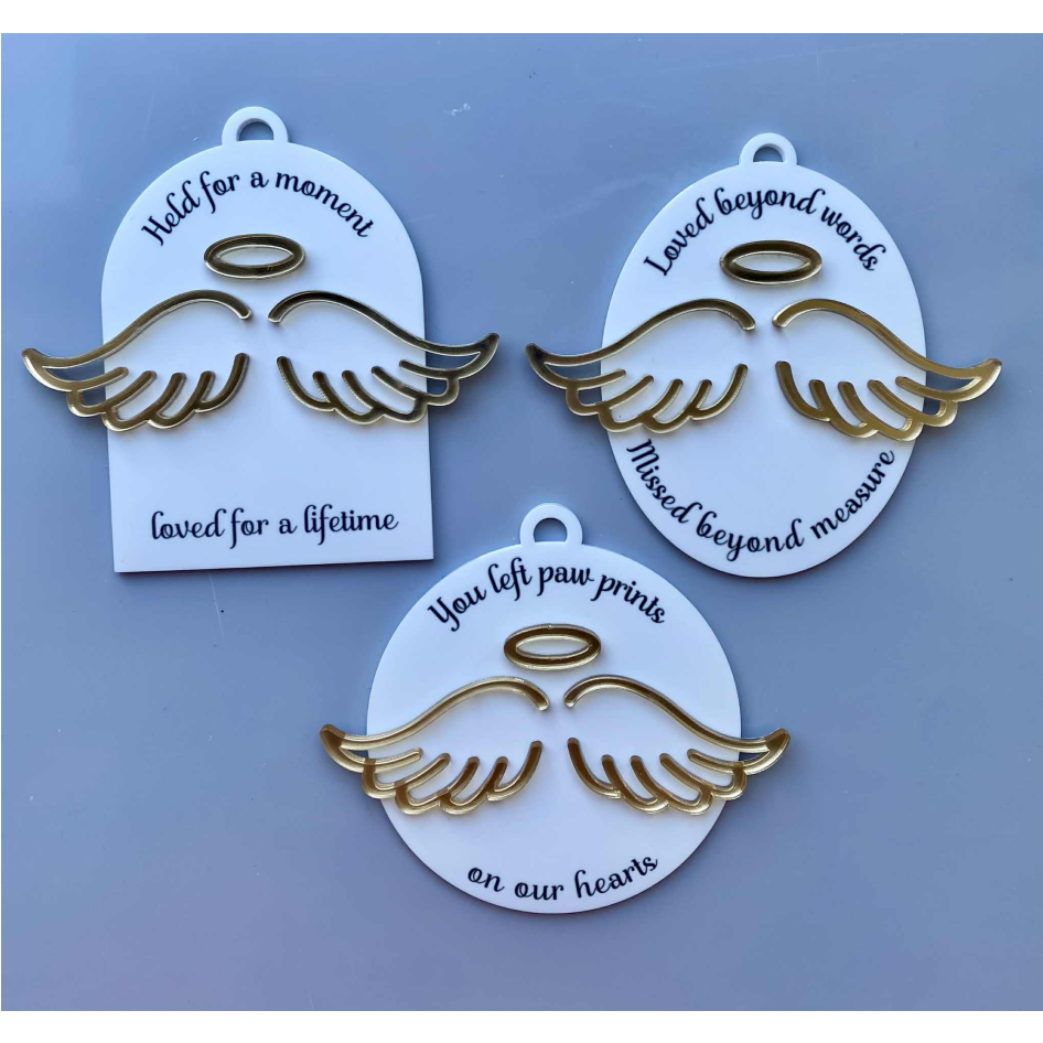 SUBLIMATED MEMORIAL ARCH, OVAL & LOOP CIRCLE