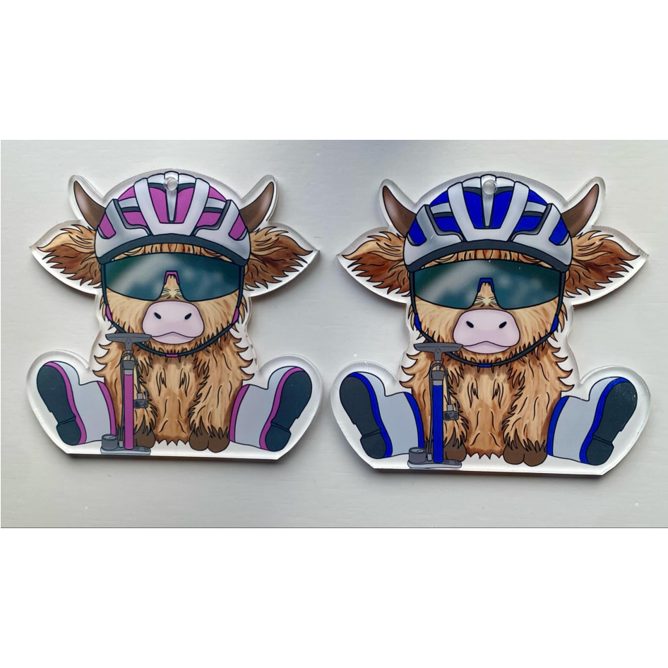 SUBLIMATED CYCLING HIGHLAND COW (WC2272)