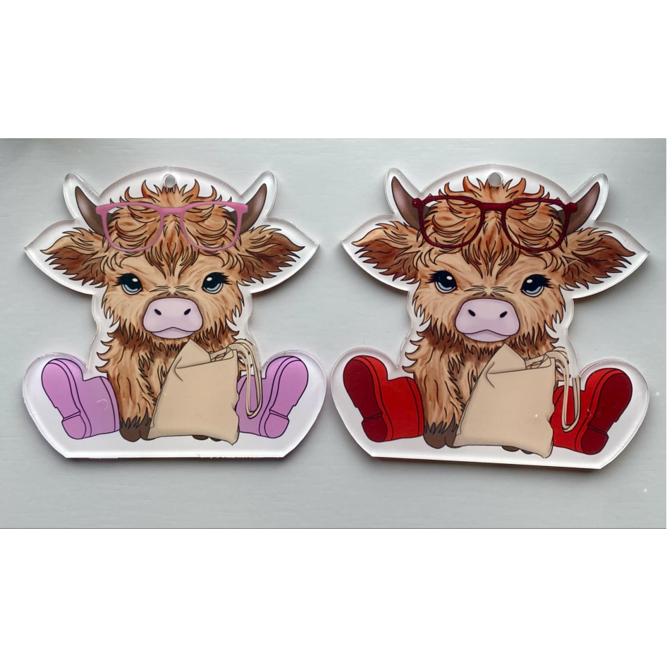 SUBLIMATED TOTE BAG HIGHLAND COW (WC2272)