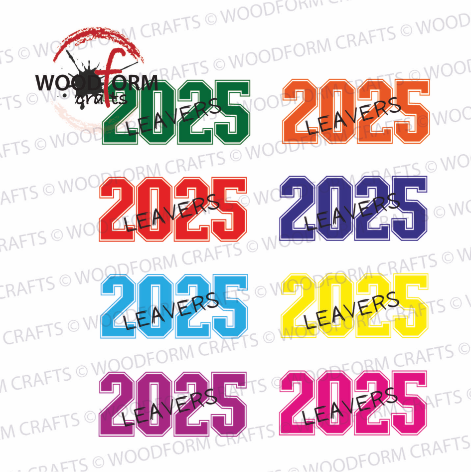 LEAVERS 2025 KEYRING DESIGN PNG DIGITAL FILE (PACK OF 8) (WC2262)