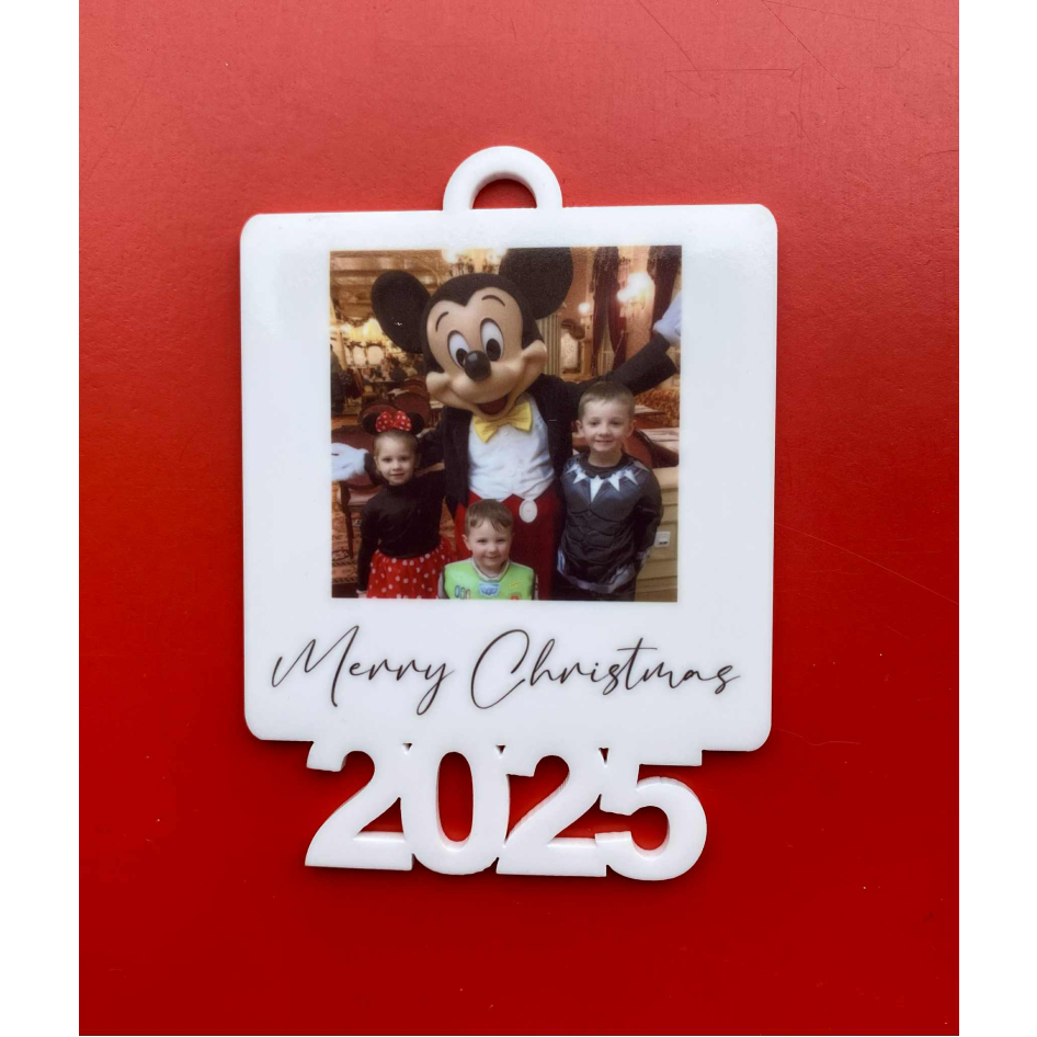 SUBLIMATED PHOTO MOONLIGHT WHITE HANGING 2025 SQUARE (WC2261)