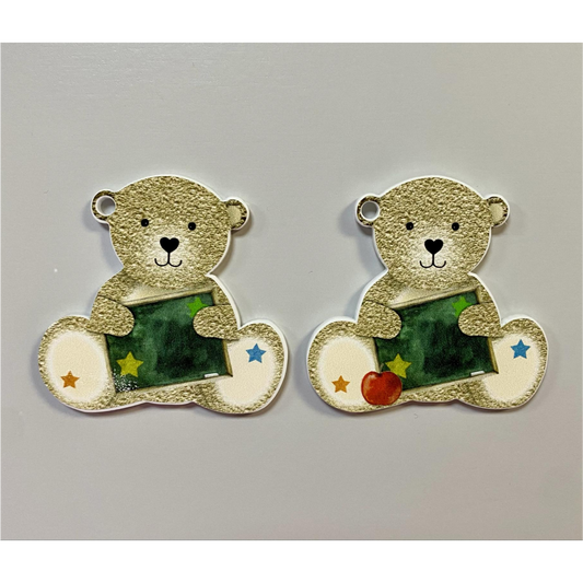 TEACHERS PRINTED VINYL FOR 6CM BEAR KEYRING (WC1916)