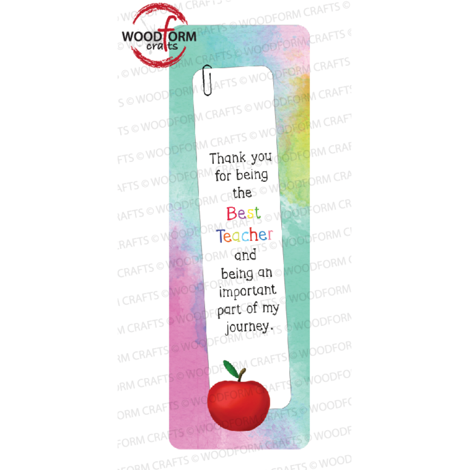 APPLE TEACHER BOOKMARK PNG DIGITAL FILE (PACK OF 2)