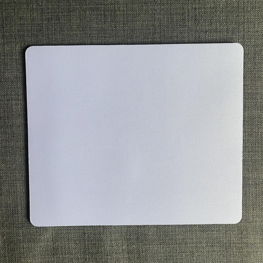 BLANK SUBLIMATION MOUSE MAT WITH RUBBER BASE