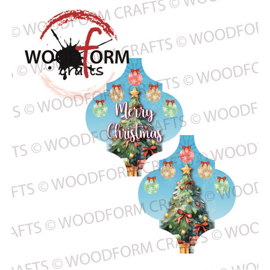 CHRISTMAS TREE DESIGN FOR ARABESQUE BAUBLES PNG DIGITAL DOWNLOAD FILE (PACK OF 2)