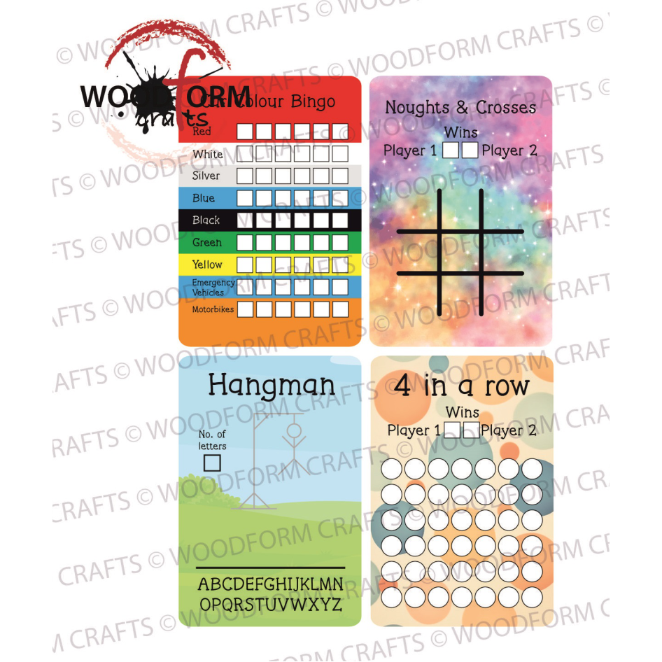 4 X TRAVEL BOARD GAME DESIGNS PNG DIGITAL DOWNLOAD FILE V1 (PACK OF 4)