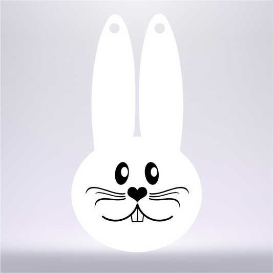 MALE BUNNY FACE VINYL FOR HANGING BUNNY HEAD (WC1721)