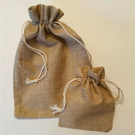 BURLAP BAGS (2 SIZES TO CHOOSE FROM)