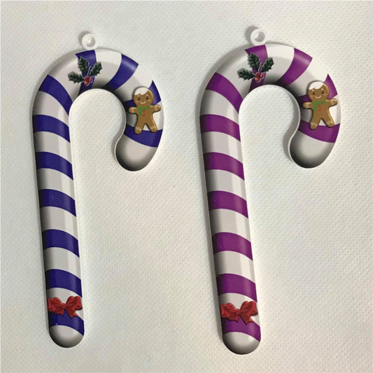 PRINTED CANDY CANE VINYL FOR HANGING CANDY CANES (CC0280)