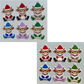 SUBLIMATED MIXED CHRISTMAS COW (CC0386)