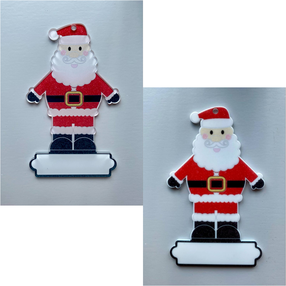 SUBLIMATED SANTA WITH BAR (CC0385)