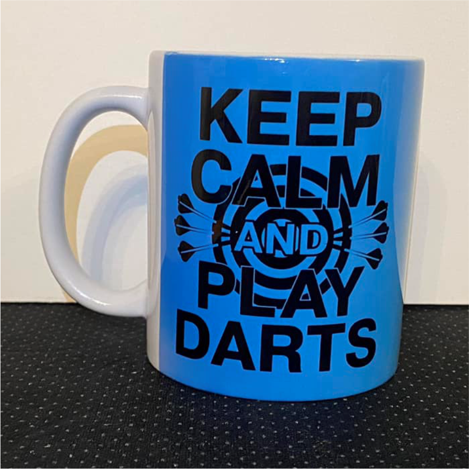 SUBLIMATED DARTS MUG