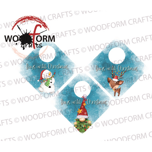 COUNTDOWN TO CHRISTMAS SUCTION SQUARE DESIGN PNG DIGITAL DOWNLOAD FILE (PACK OF 3)