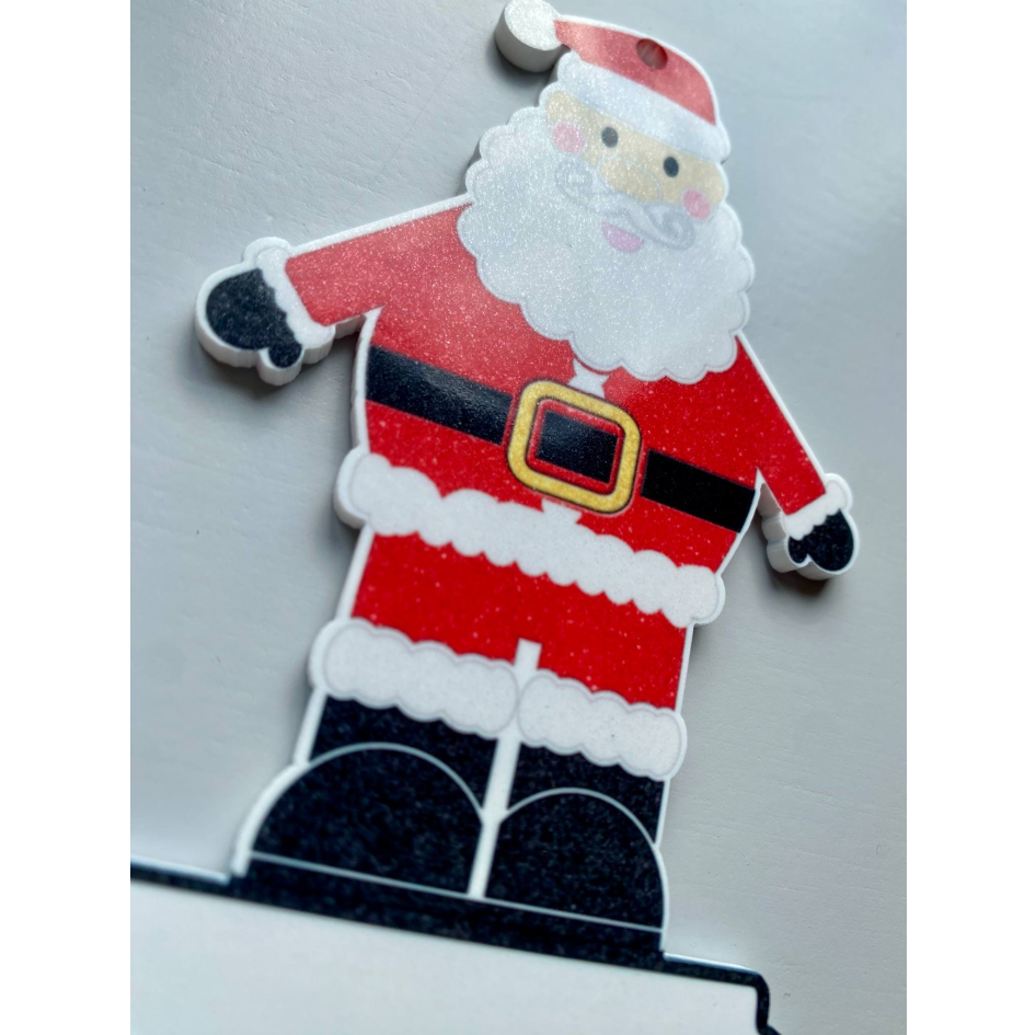SUBLIMATED SANTA WITH BAR (CC0385)