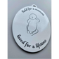 SUBLIMATED MEMORIAL BABY OVAL
