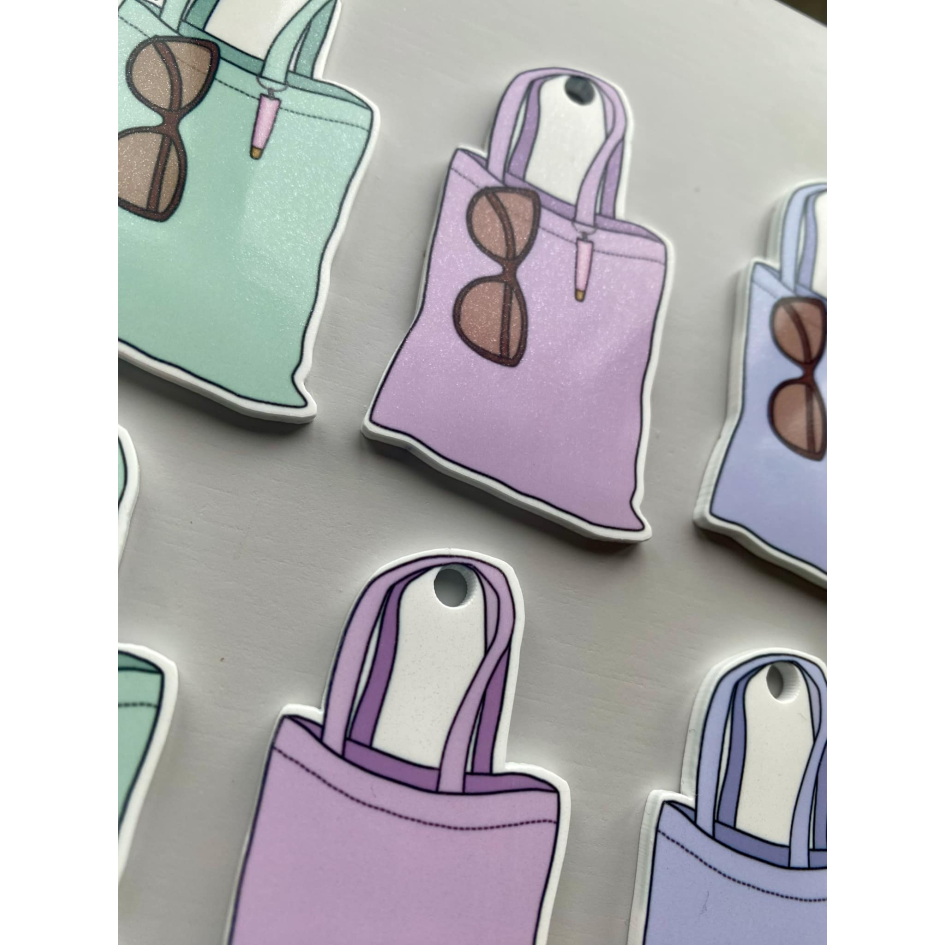 Sublimated Tote Bag keyring (WC2299)