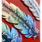 SUBLIMATED MEMORIAL STRAIGHT FEATHER (WC1994)