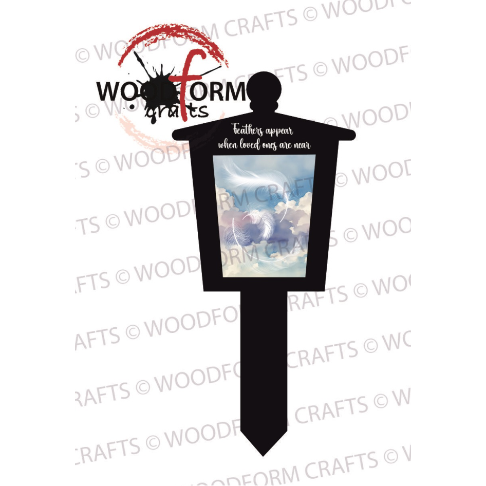 FEATHERS APPEAR LANTERN GRAVEMARKER PNG DIGITAL DOWNLOAD FILE