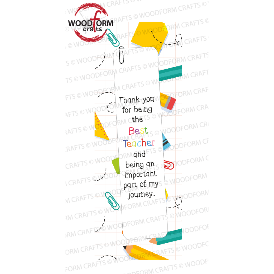 GRAPH PAPER TEACHER BOOKMARK PNG DIGITAL FILE (PACK OF 2)