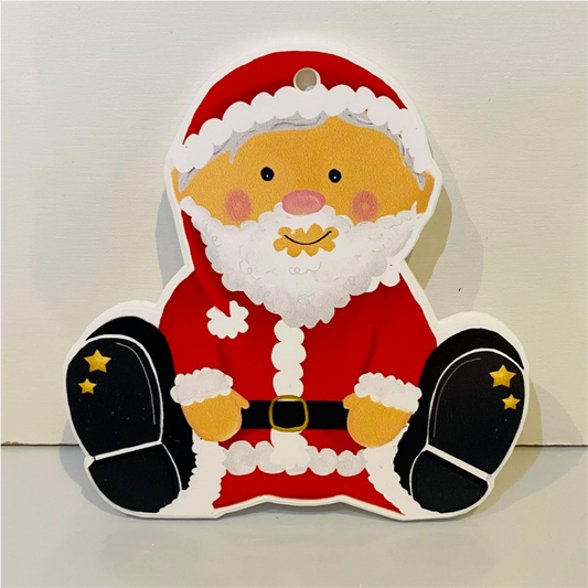 PRINTED VINYL SANTA FOR HANGING SANTA (CC0347)