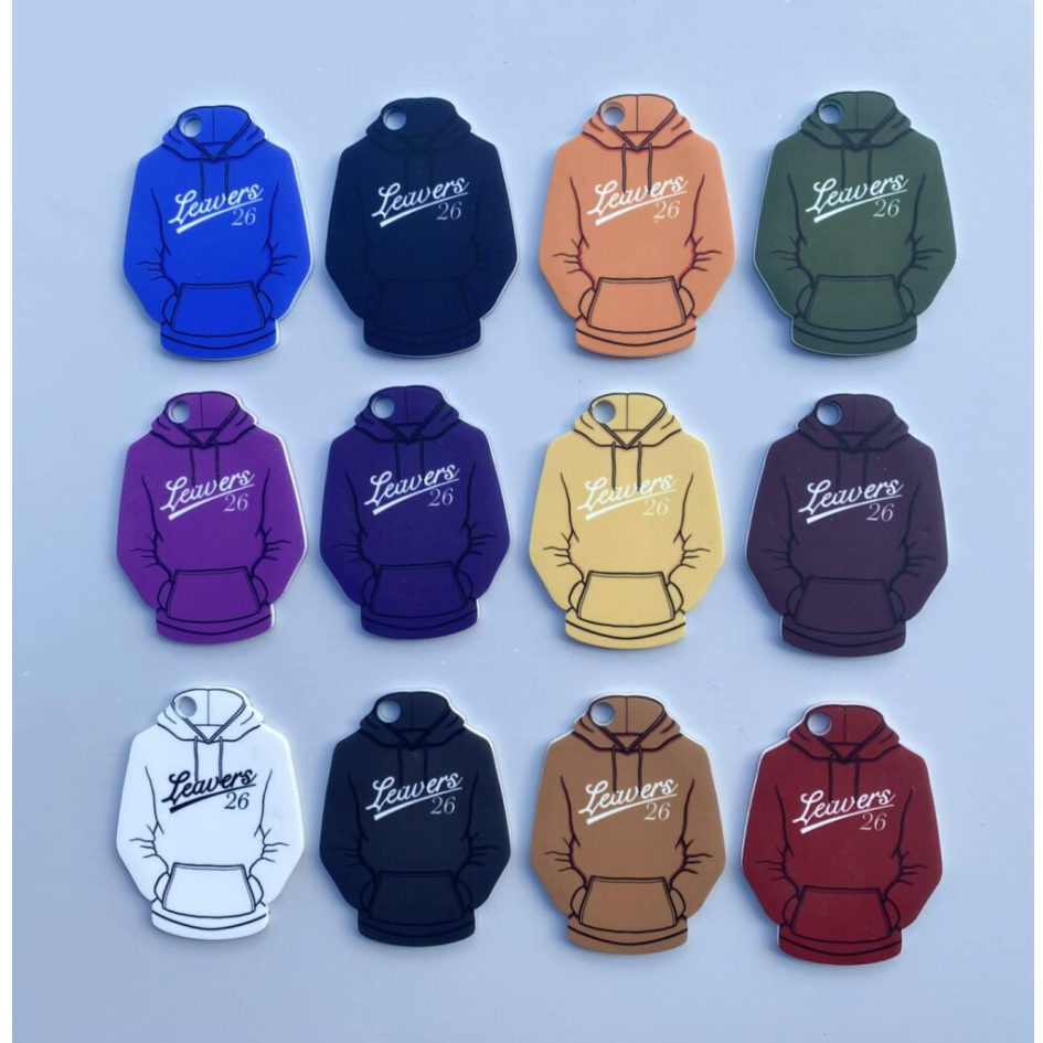 Sublimated 'Leavers 26' Hoodie front keyring (WC2291)