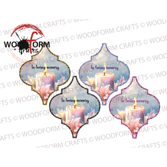 IN LOVING MEMORY DESIGN FOR ARABESQUE BAUBLES PNG DIGITAL DOWNLOAD FILE (PACK OF 4)