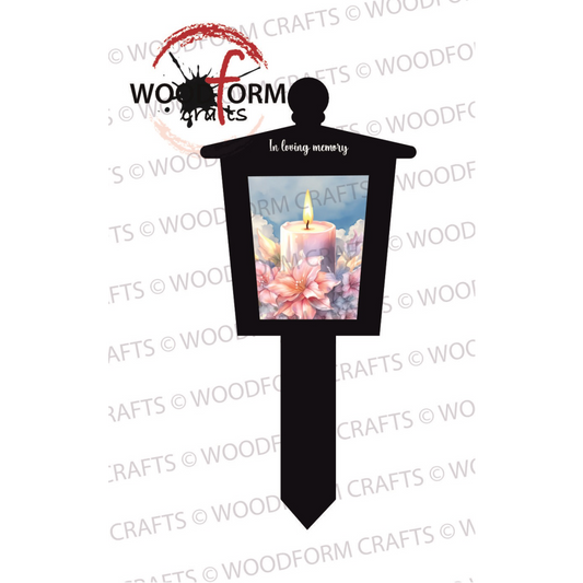 IN LOVING MEMORY LANTERN GRAVEMARKER PNG DIGITAL DOWNLOAD FILE