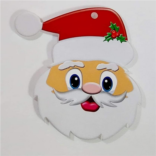 PRINTED SANTA FACE VINYL FOR HANGING SANTA HEAD (CC0333)