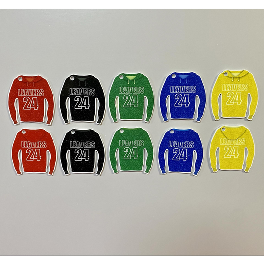 PRINTED VINYL LEAVERS JUMPER KEYRINGS (WC2043)