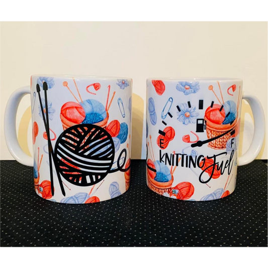 SUBLIMATED KNITTING MUG