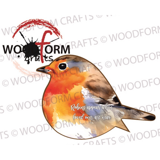 ROBINS APPEAR ‘LIFE LIKE’ HANGING ROBIN DESIGN PNG DIGITAL DOWNLOAD FILE