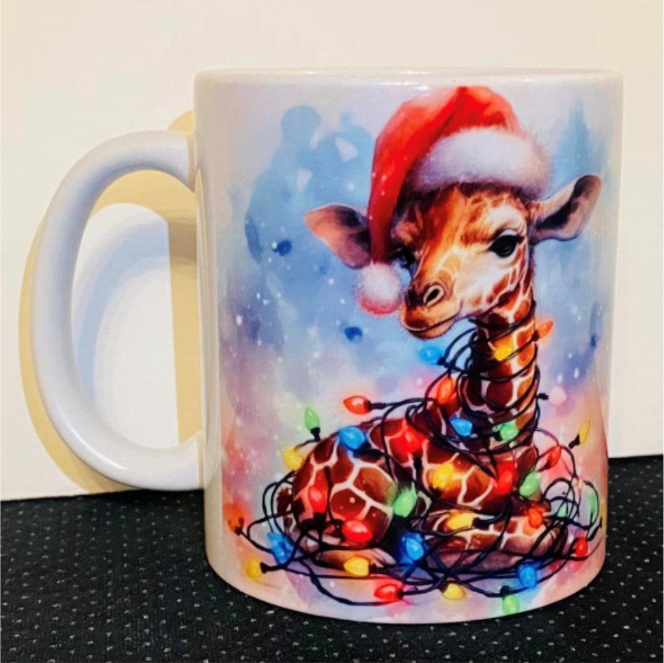 SUBLIMATED GIRAFFE MUG