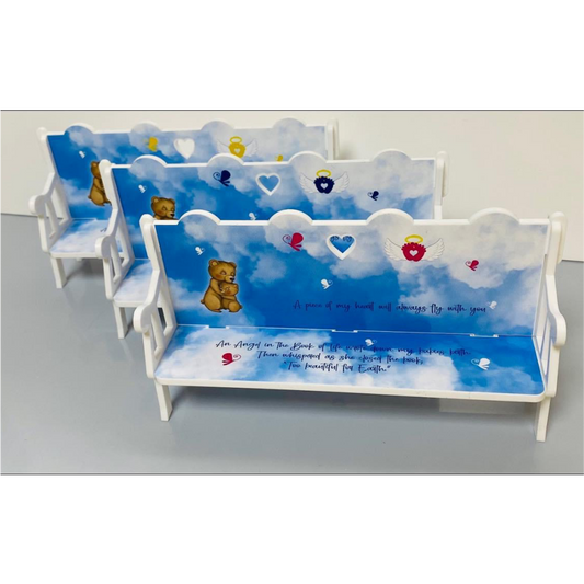 PRINTED BABY MEMORIAL VINYL FOR BENCH (WC1799)