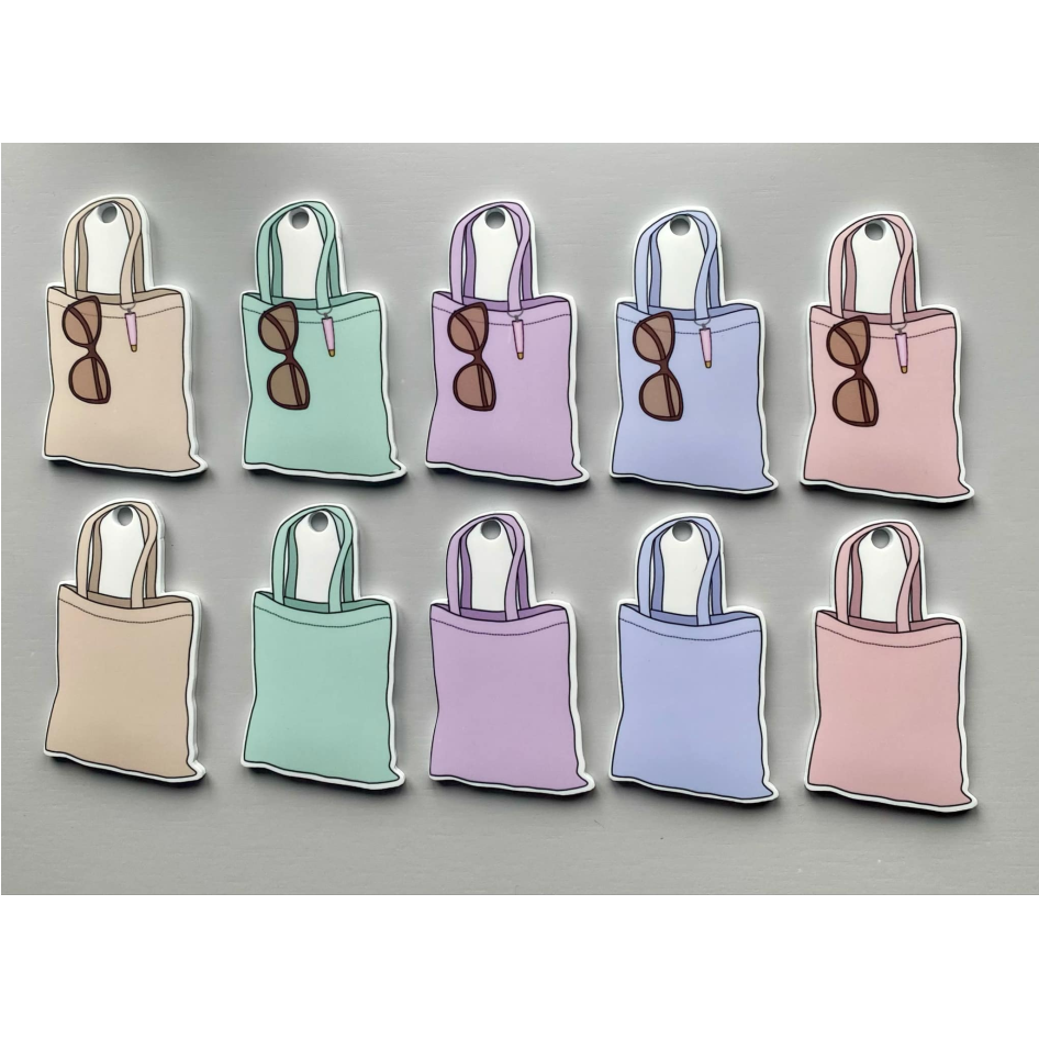 Sublimated Tote Bag keyring (WC2299)