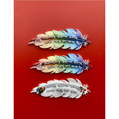 SUBLIMATED MEMORIAL STRAIGHT FEATHER (WC1994)