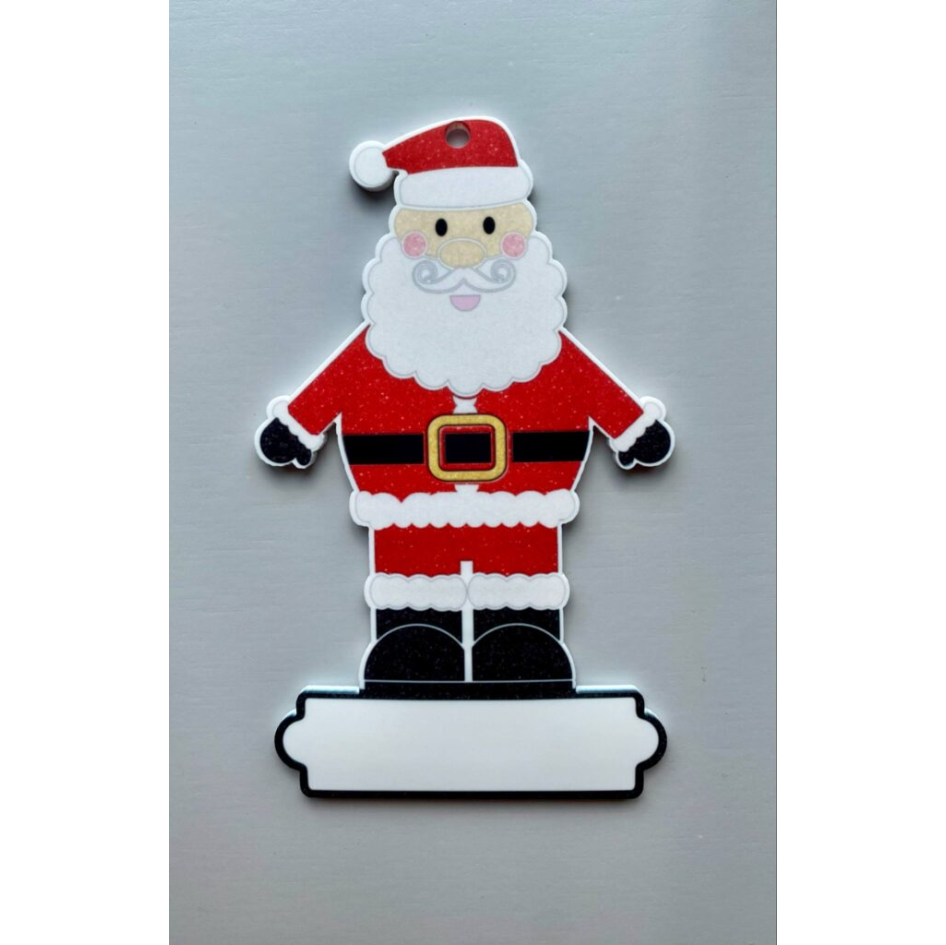 SUBLIMATED SANTA WITH BAR (CC0385)