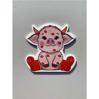SUBLIMATED KISSES PIG (WC2272)