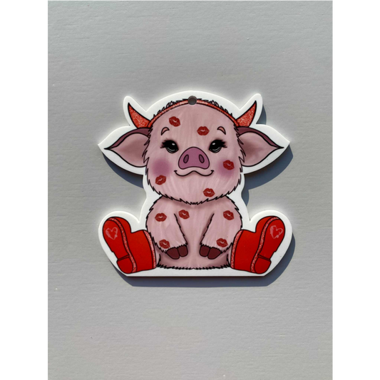 SUBLIMATED KISSES PIG (WC2272)