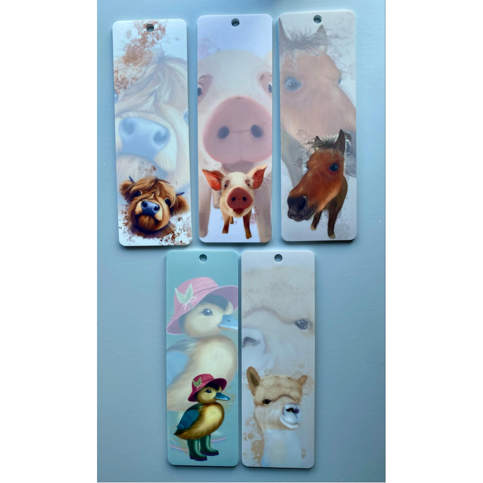 Sublimated Animal Theme Bookmark (WC1592)