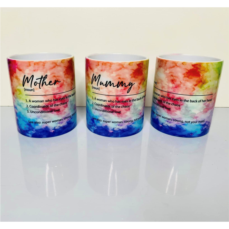 SUBLIMATED MOTHERS DAY NOUN MUG