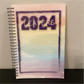 PASTEL RAINBOW 2024 (PURPLE) SUBLIMATED A5 NOTEBOOK