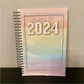 PASTEL RAINBOW 2024 (WHITE) SUBLIMATED A5 NOTEBOOK