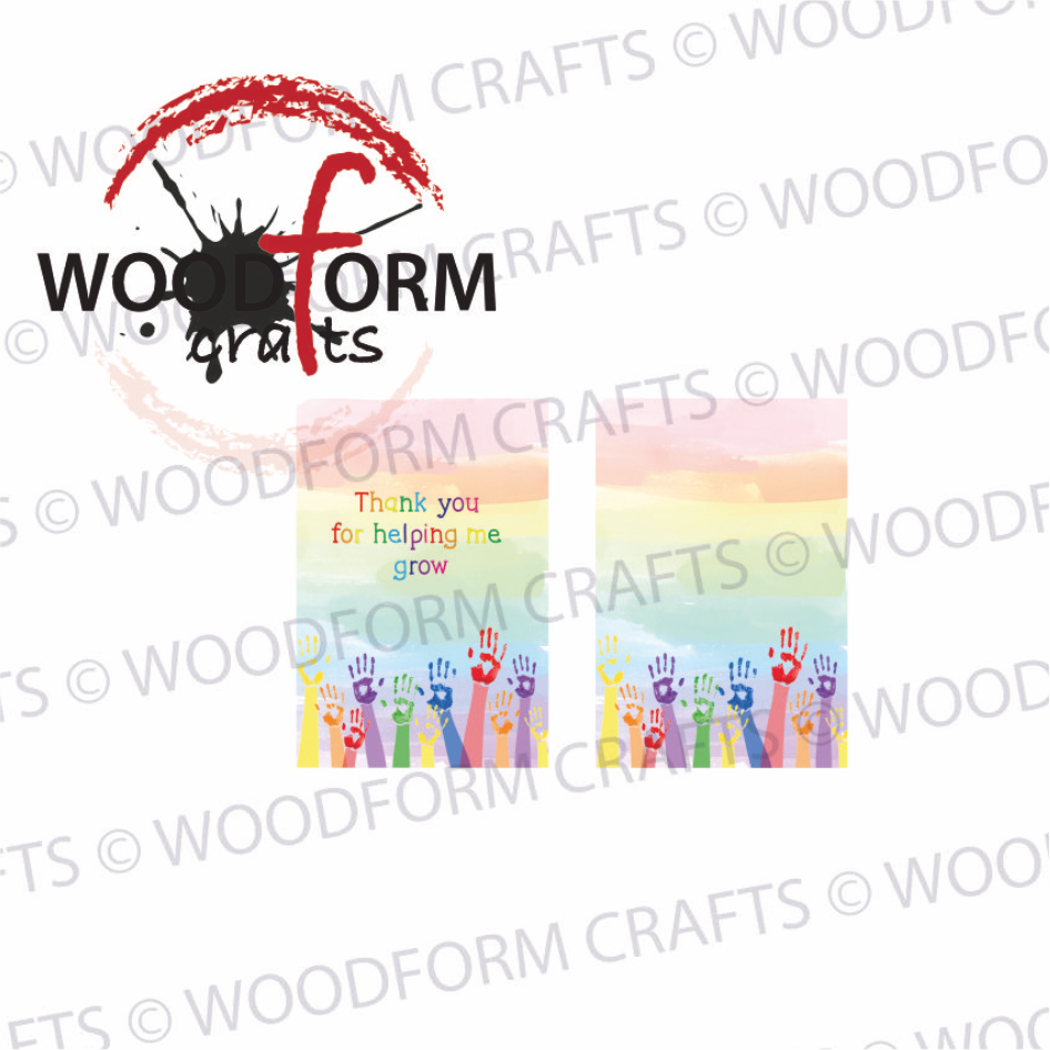 PASTEL RAINBOW WITH HANDS A5 NOTEBOOK DESIGN PNG DIGITAL FILE (PACK OF 2)