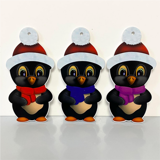 PRINTED PENGUIN VINYL TO FIT ONTO 12CM PENGUIN (CC0294)