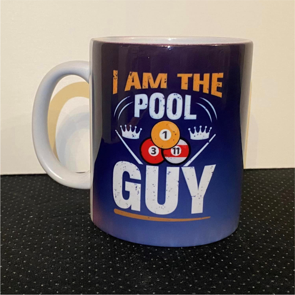 SUBLIMATED POOL MUG