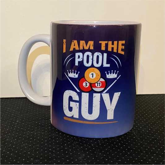 SUBLIMATED POOL MUG