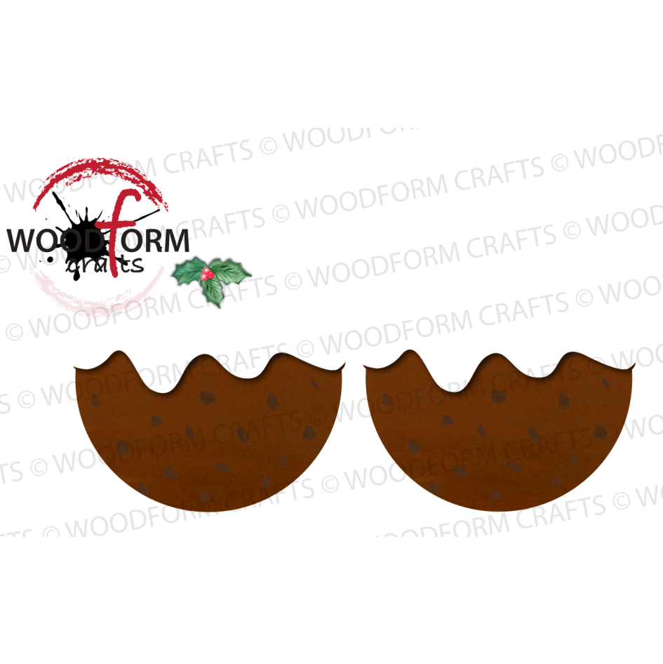 CHRISTMAS PUDDING PNG DIGITAL DOWNLOAD FILE (PACK OF 2) CC0343