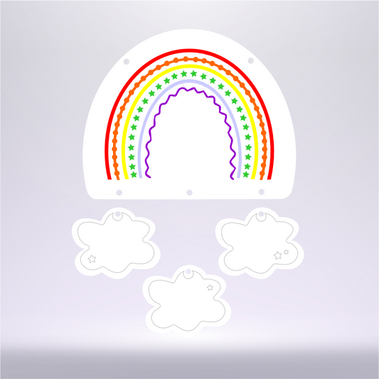 RAINBOW & CLOUD VINYL TO FIT THE RAINBOW & CLOUD BLANKS (WC1608 & WC1609)