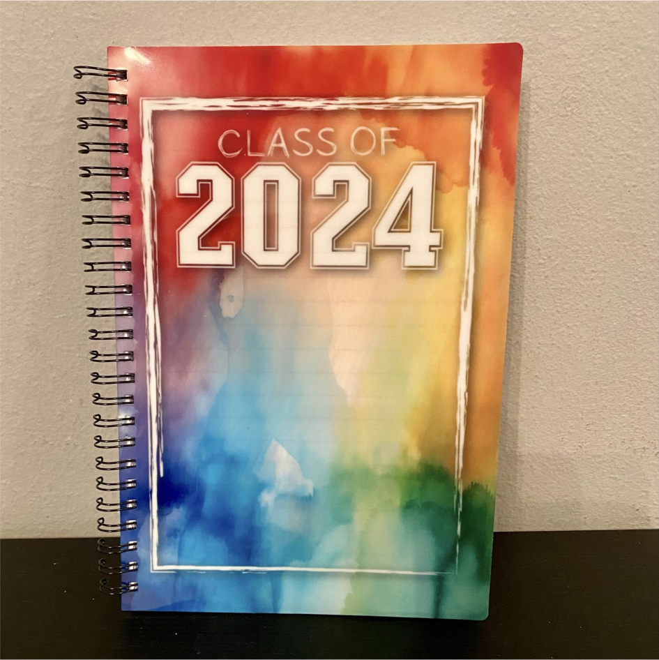 RAINBOW 2024 SUBLIMATED A5 NOTEBOOK